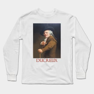 Self Portrait in the Guise of a Mockingbird (1791) by Joseph Ducreux Long Sleeve T-Shirt